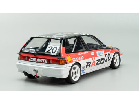 Beemax Honda Civic EF3 Gr.A Makao Guia 1989 1/24 surenkamas modelis 24032