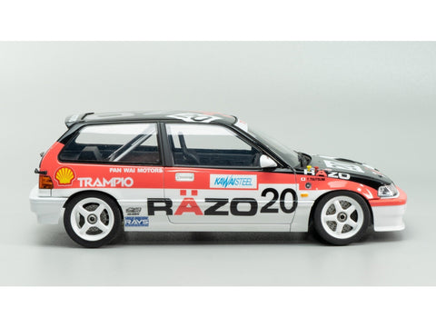 Beemax Honda Civic EF3 Gr.A Makao Guia 1989 1/24 surenkamas modelis 24032