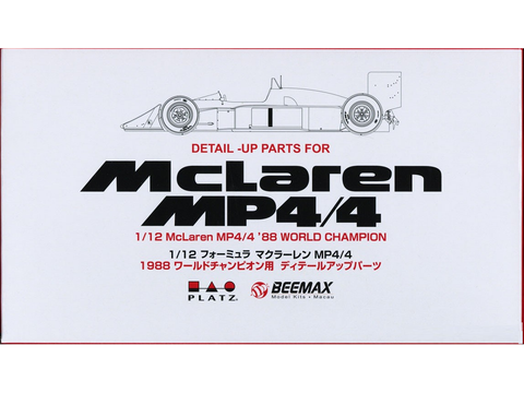 Beemax McLaren MP4/4 1/12 detalus papildymų rinkinys