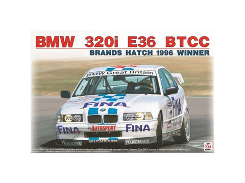 Beemax BMW 320i E36 BTCC Brands Hatch 1996 nugalėtojas, 1/24 surenkamas modelis