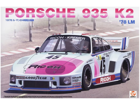 Beemax Porsche 935 K2 1978 Le Mano 24 val. 1/24 surenkamas modelis (24025)