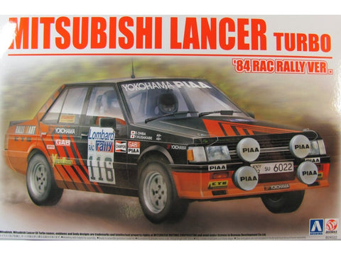 Beemax Mitsubishi Lancer Turbo 1/24 plastikinis surinkimo rinkinys 24022