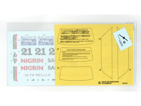 Volvo 240 Turbo DTM 1985 čempionas 1/24 plastikinis modelio rinkinys Beemax