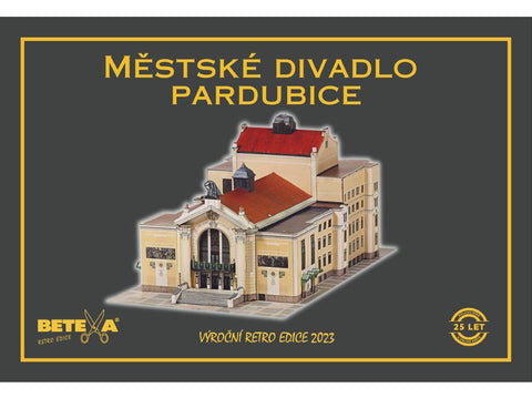 Betexa Pardubicių miesto teatro popierinis maketas 1:160 (BET23-012)