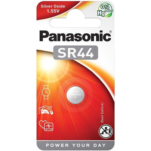 Panasonic SR44 357 sidabro oksido laikrodžio baterija 1,55V