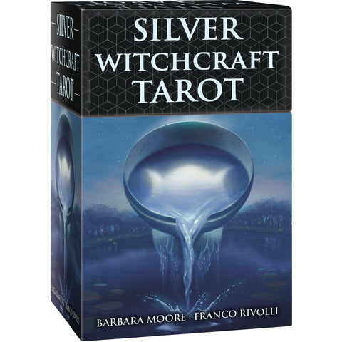 Silver Witchcraft Tarot kortos su sidabro kraštais, prabangi kaladė