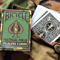 Bicycle Tactical Field green žaidimų kortosHOBI.LT 🇱🇹