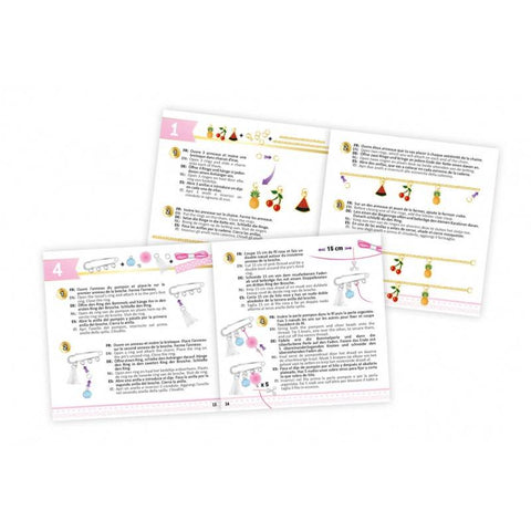 Kawaii papuošalų gamybos rinkinys vaikams 8+ – 4 papuošalai DIY