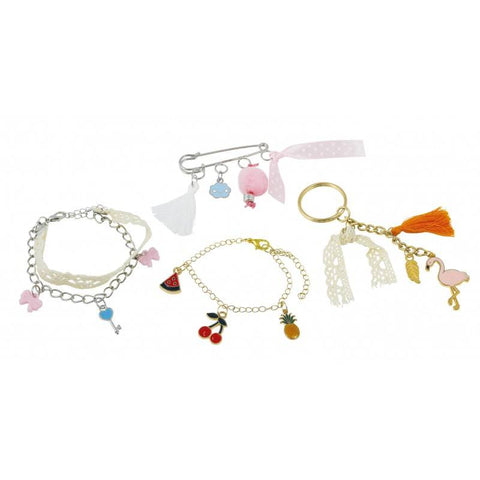 Kawaii papuošalų gamybos rinkinys vaikams 8+ – 4 papuošalai DIY