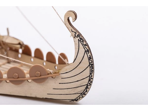 Billing Boats Mini Oseberg vikingų laivas, medinis modelis 1:50 BB302
