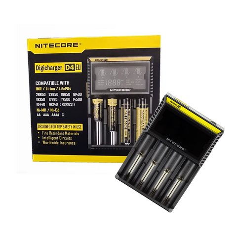 Nitecore Digicharger D4 išmanus 4 lizdų baterijų įkroviklis