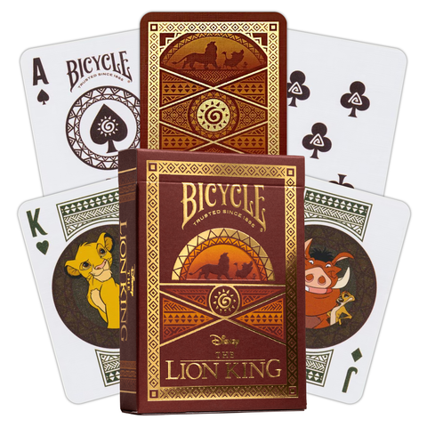 Bicycle Disney Liūtas karalius kolekcinės kortos – folijuotos, Air-Cushion