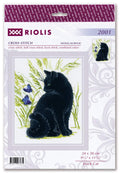 Black Cat Siuvinėjimo rinkinys iš RIOLIS Nr.: 2001HOBI.LT 🇱🇹