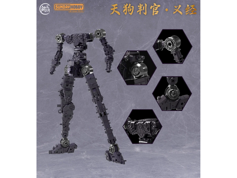 MJZ Studio Tengu Judge Yoshitsune Gunpla surenkamas plastikinis modelis