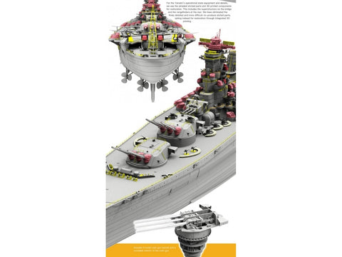 Japonų mūšinis laivas Yamato 1/350 plastikinis surenkamas rinkinys
