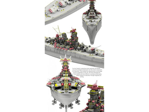 Japonų mūšinis laivas Yamato 1/350 plastikinis surenkamas rinkinys