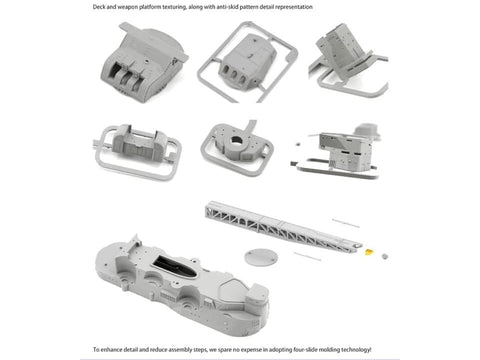 Japonų mūšinis laivas Yamato 1/350 plastikinis surenkamas rinkinys