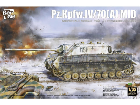Border Model Jagdpanzer IV L/70(A) MID 1/35 plastikinis rinkinys BT-028