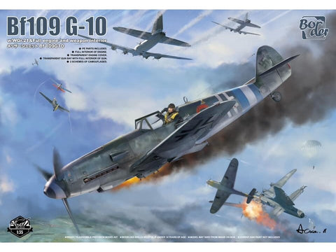 Border Messerschmitt Bf 109 G-10 plastikinis surenkamas modelis 1/35 BF-013