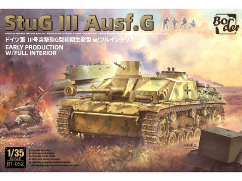 Border Model StuG III Ausf. G ankstyvas, pilnas interjeras 1/35 (BT-052)