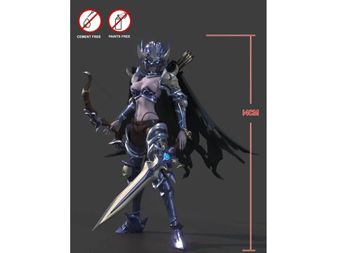 Border Model Hell Knight Syl 1/12 plastikinė figūrėlė rinkiniui