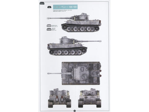Border Model Tiger I ankstyvasis tankas Sd.Kfz.181 1/72, surenkamas (7204)