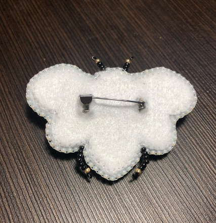 Karoliukų siuvinėjimo rinkinys segės „Bitė“ Crystal Art