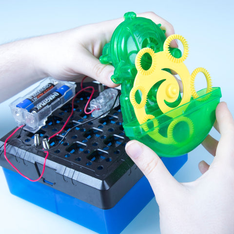 STEM muilo burbulų mašina – elektrinis edukacinis rinkinys 8+ | JUGUETRONICA