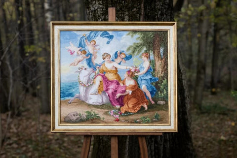 Skaičiuojamo kryželiu siuvinėjimo rinkinys „Pagrobimas“ S/MK093