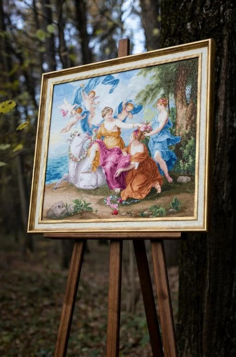 Skaičiuojamo kryželiu siuvinėjimo rinkinys „Pagrobimas“ S/MK093