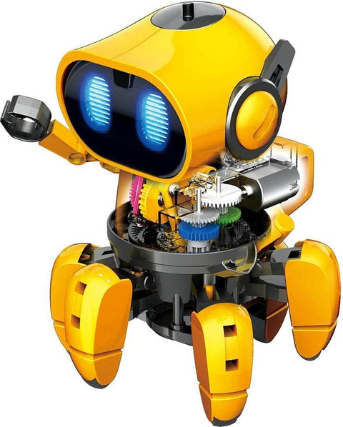 Tibo 6 kojų robotikos konstruktorius vaikams 8+ su sekimo režimu ir efektais