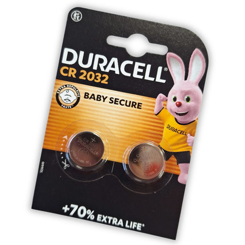 Duracell CR2032 3V ličio baterijos 2 vnt. – ilgai laikantiems prietaisams