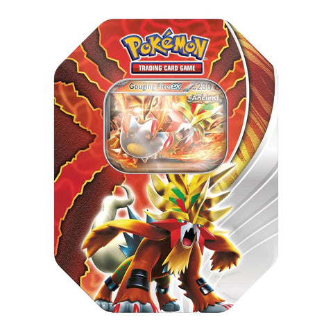 Pokémon TCG Paradox Destinies Gouging Fire ex rinkinys metalinėje dėžėje