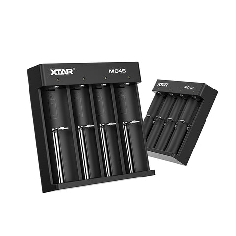 XTAR MC4S USB-C universalus baterijų įkroviklis 4 lizdams