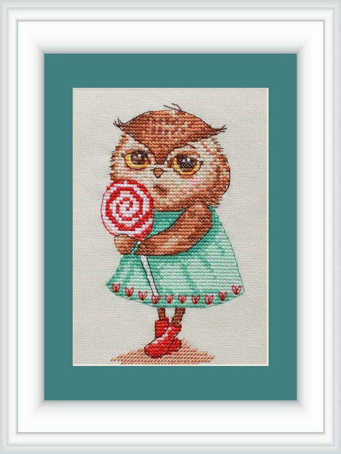 Siuvinėjimo kryželiu rinkinys NeoCraft „Saldainis“, Zweigart, 8×15 cm