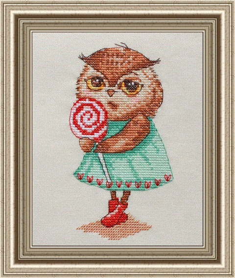 Siuvinėjimo kryželiu rinkinys NeoCraft „Saldainis“, Zweigart, 8×15 cm