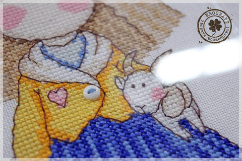 NeoCraft Siuvinėjimo kryželiu rinkinys Ožiaragis, Zweigart, 11x18 cm
