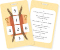 Tarot kortos geltoname fone demonstruoja „Change“ išdėstymą su 6 numeruotomis pozicijomis ir kortos gairėmis