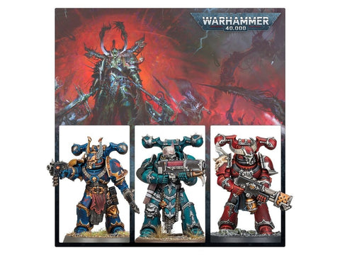 Warhammer 40,000 Chaos Space Marines Legionaries – 10 miniatiūrų rinkinys