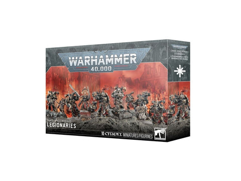 Warhammer 40,000 Chaos Space Marines Legionaries – 10 miniatiūrų rinkinys