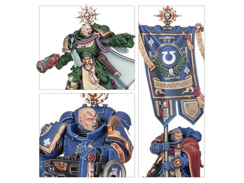 Warhammer 40k Space Marines Company Heroes, 5 miniatiūros 48-08