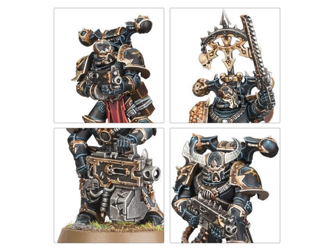 Warhammer 40,000 Chaos Space Marines Legionaries – 10 miniatiūrų rinkinys