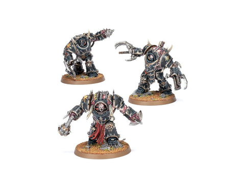 Warhammer 40,000 Chaos Space Marines Mutilators – 3 miniatiūros