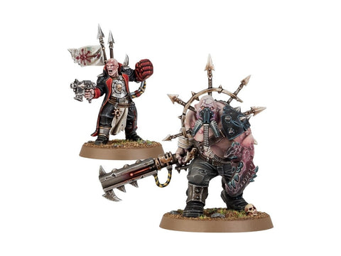 Warhammer 40,000 Chaoso Traitor Enforcer ir Ogryn – figūrėlių rinkinys