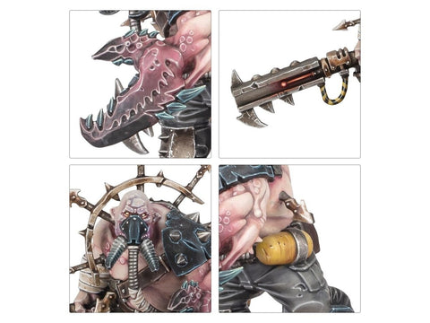 Warhammer 40,000 Chaoso Traitor Enforcer ir Ogryn – figūrėlių rinkinys