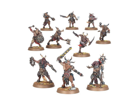Warhammer 40,000 Chaos Space Marines Fellgor Beastmen miniatiūros (10 vnt.)
