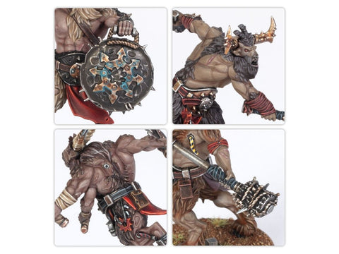 Warhammer 40,000 Chaos Space Marines Fellgor Beastmen miniatiūros (10 vnt.)