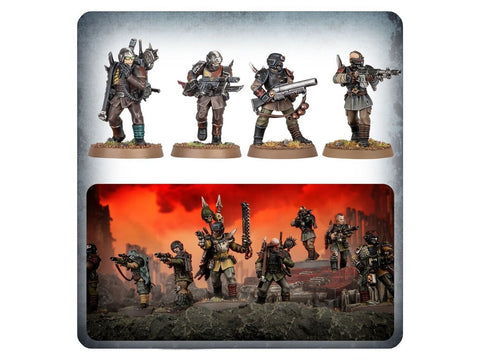 Warhammer 40,000: Chaoso Išdavikų Gvardiečių būrys – 10 miniatiūrų rinkinys