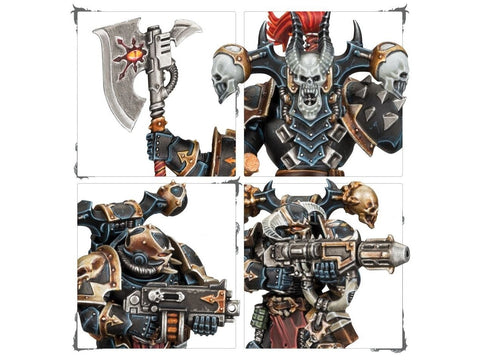 Warhammer 40,000 Chaos Space Marines Legionaries – 10 miniatiūrų rinkinys
