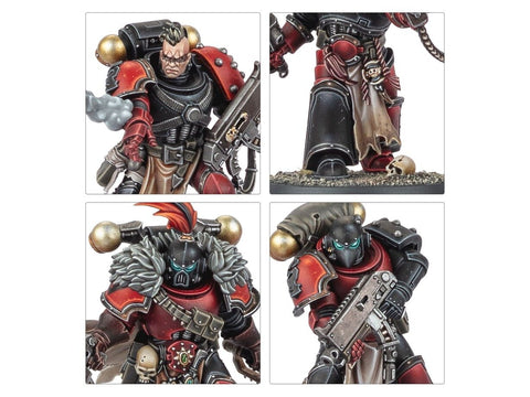 Warhammer 40,000 Red Corsairs Battleforce chaos kariuomenės rinkinys